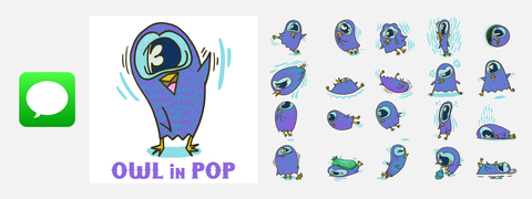 Owl in POP (for iMessage)